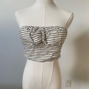 Striped Strapless Top American Eagle